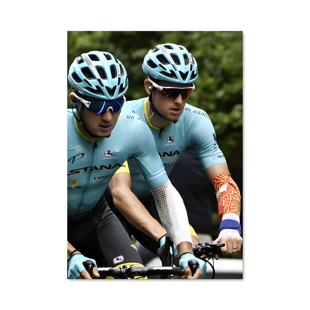 Poster Piste Libérée – affiche Cyclisme